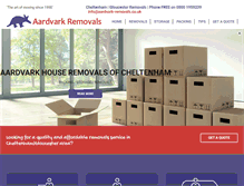 Tablet Screenshot of aardvark-removals.co.uk